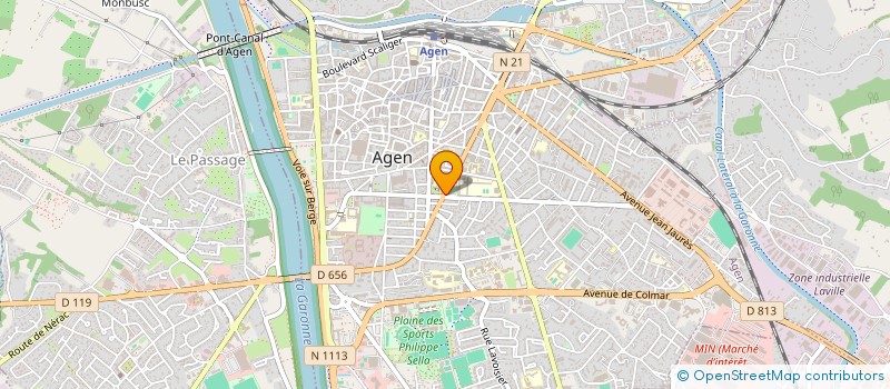 localisation de l'entreprise AMICALE DES PERSONNELS DU LYCEE BERNARD PALISSY  AGEN