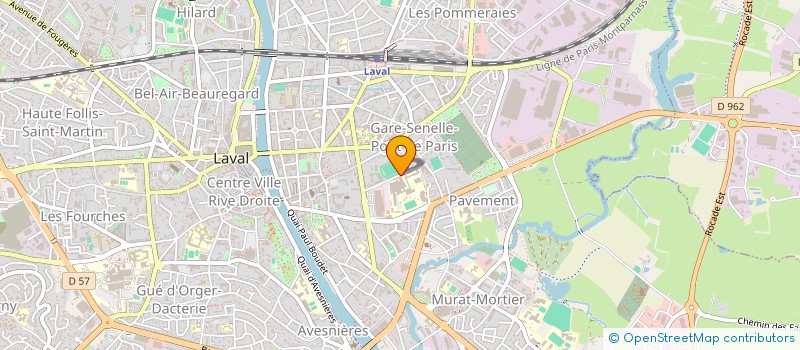 localisation de l'entreprise AMICALE DES PERSONNELS DU LYCEE BURON à LAVAL