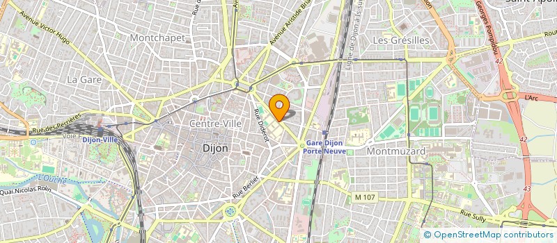 localisation de l'entreprise AMICALE DES PERSONNELS DU LYCEE CARNOT  DIJON