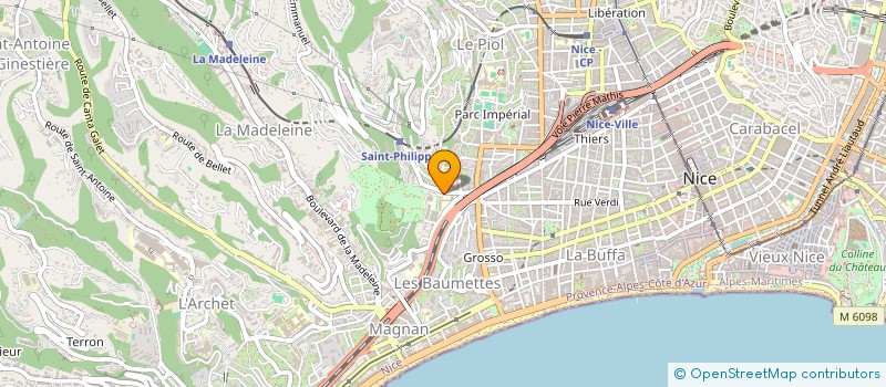 localisation de l'entreprise AMICALE DES PERSONNELS DU LYCEE D'ESTIENNE D'ORVES à NICE