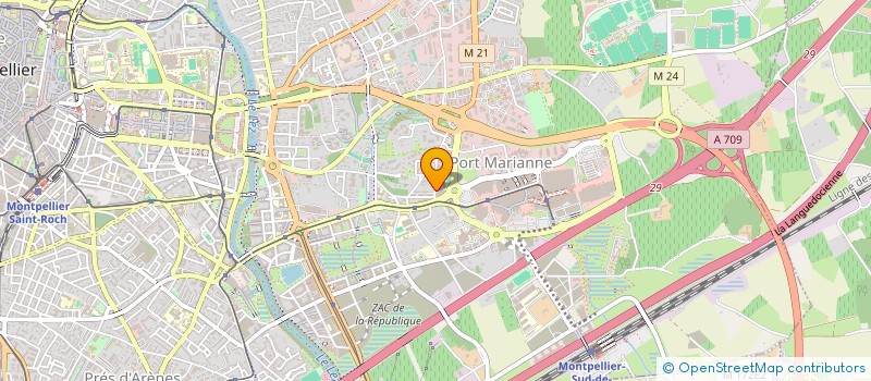 localisation de l'entreprise AMICALE DES PERSONNELS DU LYCEE DE L'HOTELLERIE ET DU TOURISME GEORGES FRECHE à MONTPELLIER