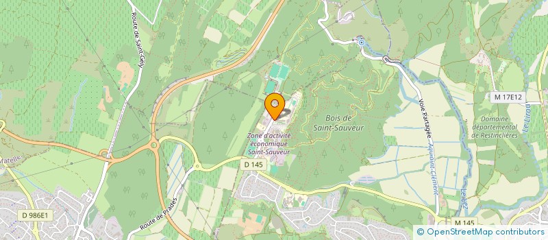 localisation de l'entreprise AMICALE DES PERSONNELS DU LYCEE JEAN JAURES  SAINT-CLEMENT-DE-RIVIERE