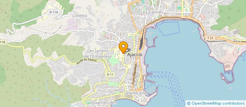 localisation de l'entreprise AMICALE DES PERSONNELS DU LYCEE LAETITIA BONAPARTE à AJACCIO