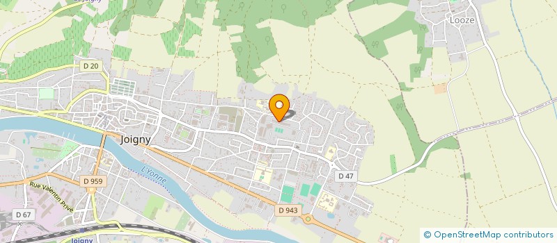 localisation de l'entreprise AMICALE DES PERSONNELS DU LYCEE LOUIS DAVIER DE JOIGNY  JOIGNY