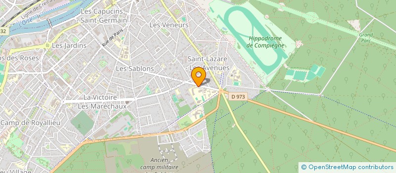 localisation de l'entreprise AMICALE DES PERSONNELS DU LYCEE PIERRE-D'AILLY  COMPIEGNE