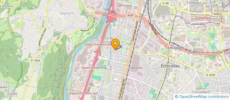 localisation de l'entreprise AMICALE DES PERSONNELS SEITA DU SUD EST  ECHIROLLES