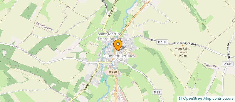 localisation de l'entreprise AMICALE DES PERSONNES DU 3EME AGE DE FAUQUEMBERGUES  FAUQUEMBERGUES