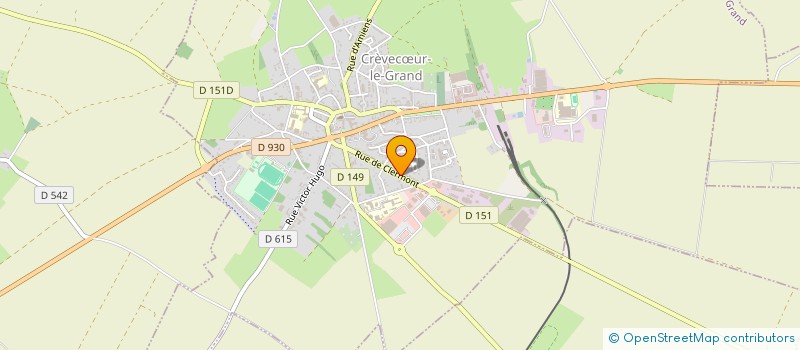 localisation de l'entreprise AMICALE DES PETITS BOURGEONS (A.P.B)  CREVECUR-LE-GRAND