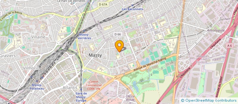 localisation de l'entreprise AMICALE DES PHILATELISTES DE MASSY à MASSY