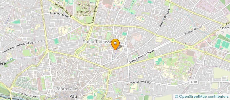 localisation de l'entreprise AMICALE DES PIEDS NOIRS DE PAU BEARN ET DE LEURS AMIS à PAU