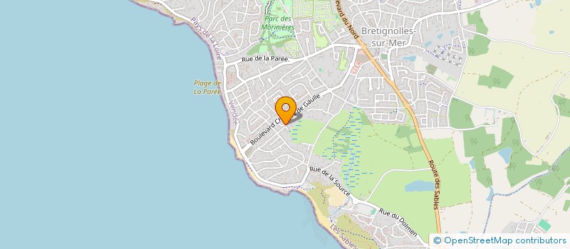 localisation de l'entreprise AMICALE DES PLAISANCIERS ET PECHEURS DE BRETIGNOLLES-SUR-MER  BRETIGNOLLES-SUR-MER
