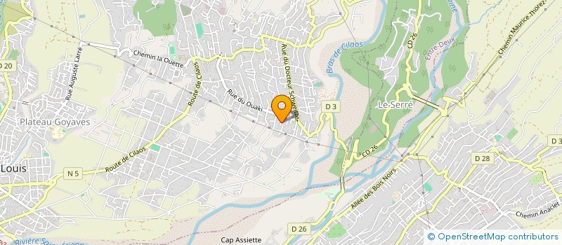 localisation de l'entreprise AMICALE DES PLANTEURS ET CHARRETIERS DE BOIS DE NEFLES COCOS à SAINT-LOUIS
