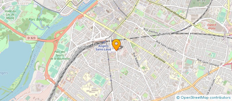 localisation de l'entreprise AMICALE DES POLICIERS ANGEVINS à ANGERS