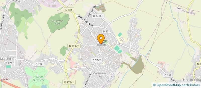 localisation de l'entreprise AMICALE DES POLICIERS DE BARLIN  BARLIN