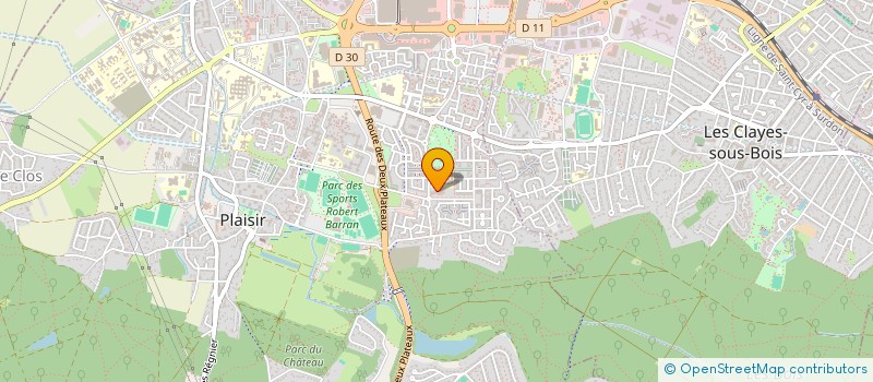 localisation de l'entreprise AMICALE DES POLICIERS DE PLAISIR à PLAISIR