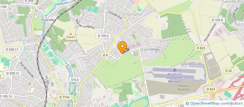 localisation de l'entreprise AMICALE DES POMPIERS DE CHARTRES à CHAMPHOL