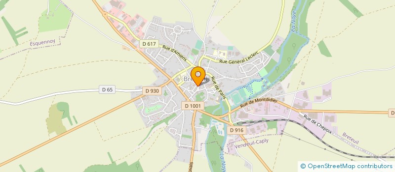 localisation de l'entreprise AMICALE DES POMPIERS DE CORMEILLES  CORMEILLES