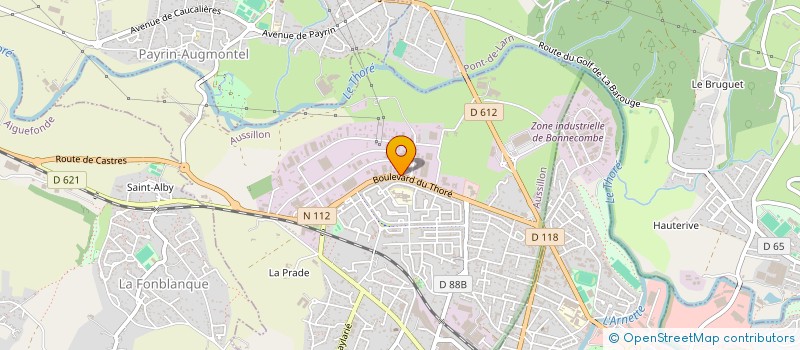 localisation de l'entreprise AMICALE DES POMPIERS DU PAYS MAZAMETAIN  AUSSILLON