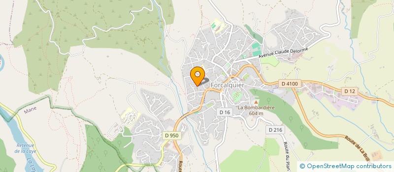 localisation de l'entreprise AMICALE DES PORTE DRAPEAU DE HAUTE PROVENCE à FORCALQUIER