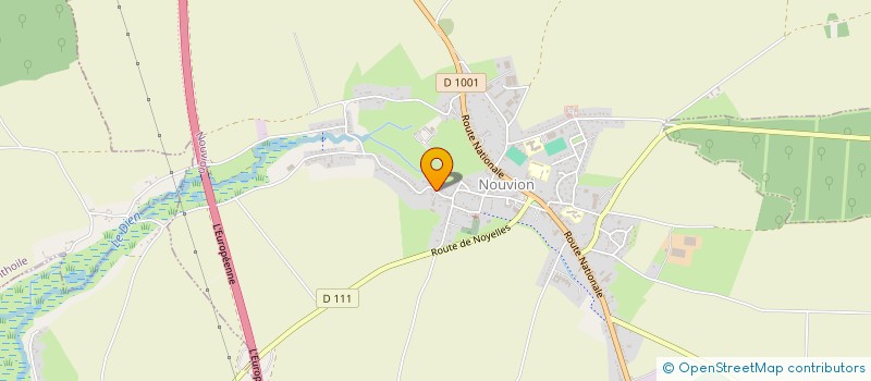 localisation de l'entreprise AMICALE DES PORTE DRAPEAUX D'ABBEVILLE  NOYELLES-SUR-MER