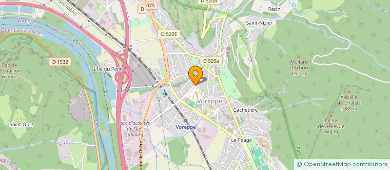 localisation de l'entreprise AMICALE DES PORTES DE CHARTREUSE, DE LA JACQUINIERE, DU SACRE-CUR ET DU PETIT SEMINAIRE DE VOREPPE  VOREPPE