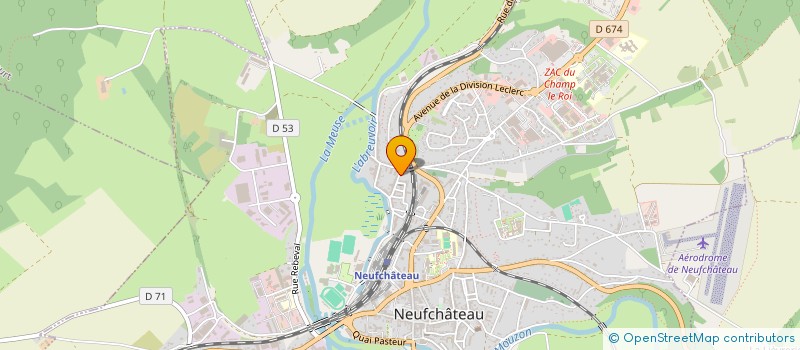 localisation de l'entreprise AMICALE DES PORTUGAIS  NEUFCHATEAU