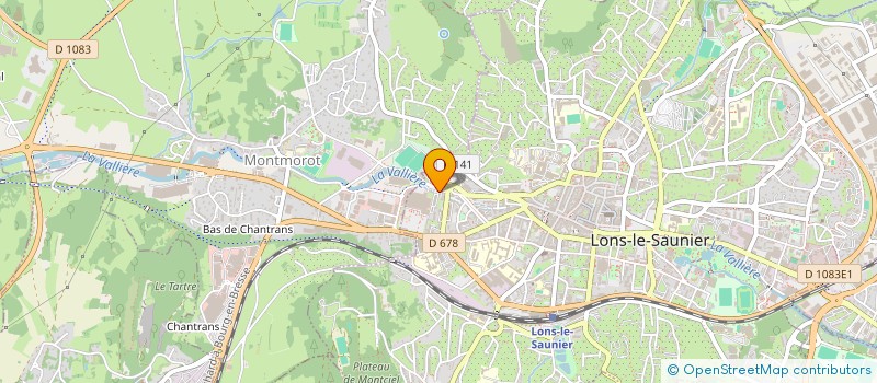 localisation de l'entreprise AMICALE DES POSTES ET TELECOMMUNICATIONS DE LONS LE SAUNIER à LONS-LE-SAUNIER