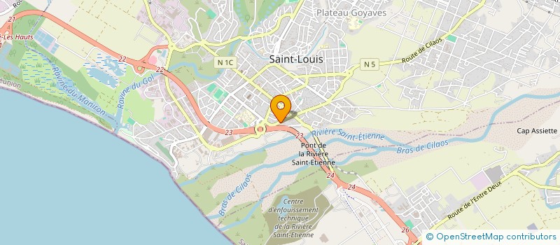localisation de l'entreprise AMICALE DES POSTIERS DE SAINT-LOUIS  SAINT-LOUIS