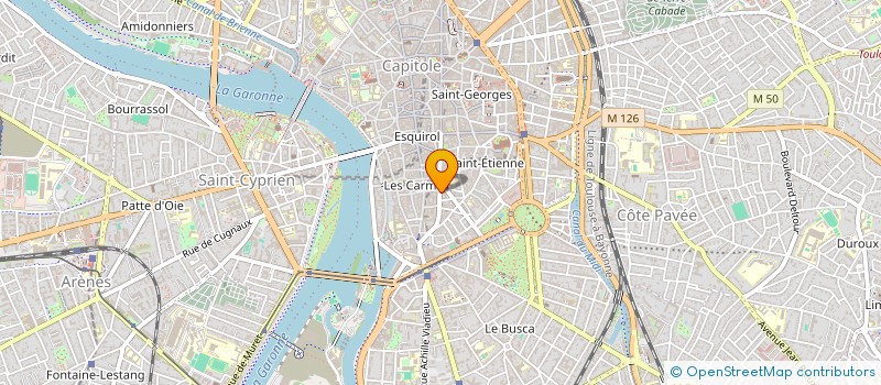 localisation de l'entreprise AMICALE DES PROFESSIONS LIBERALES  TOULOUSE