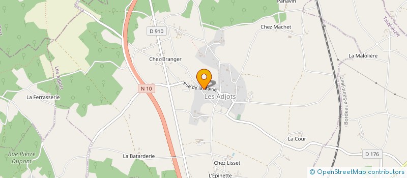 localisation de l'entreprise AMICALE DES PROPRIETAIRES ET CHASSEURS DE BIOUSSAC à BIOUSSAC