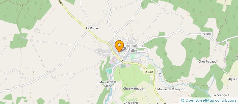 localisation de l'entreprise AMICALE DES PROPRIETAIRES ET CHASSEURS DE SAINT GERVAIS  NANTEUIL-EN-VALLEE