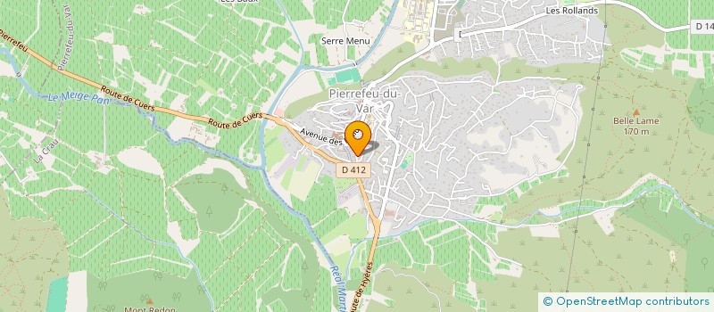 localisation de l'entreprise AMICALE DES PUPILLES MOUSSES  PIERREFEU-DU-VAR