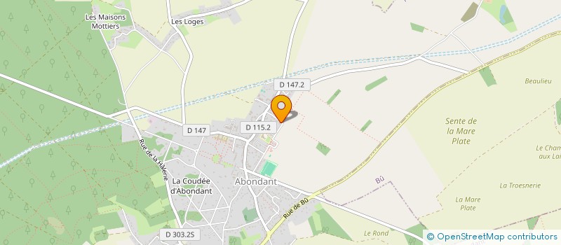 localisation de l'entreprise AMICALE DES QUADEURS DROUAIS à ABONDANT