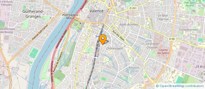 localisation de l'entreprise AMICALE DES QUARTIERS JAPPE-RENARD ET GENISSIEU à VALENCE