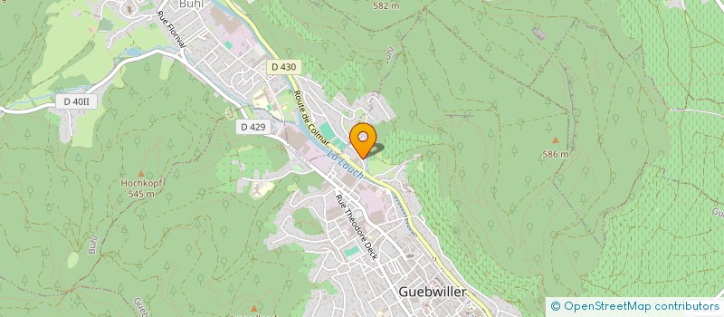 localisation de l'entreprise AMICALE DES QUILLES SAINT-GALL  GUEBWILLER