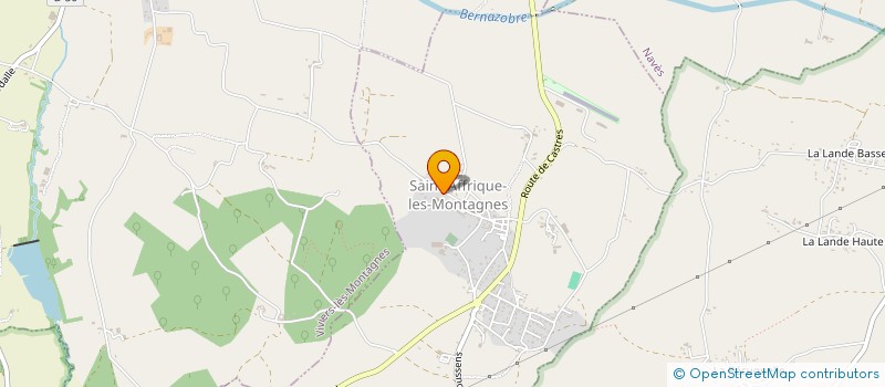 localisation de l'entreprise AMICALE DES RAMEURS DE CASTRES (ARC)  SAINT-AFFRIQUE-LES-MONTAGNES