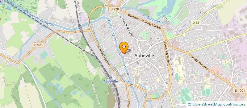 localisation de l'entreprise AMICALE DES RANDONNEURS ABBEVILLOIS à ABBEVILLE