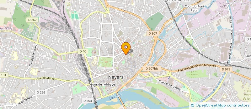 localisation de l'entreprise AMICALE DES RESERVISTES CITOYENS DE LA DEFENSE DE LA NIEVRE à NEVERS