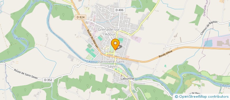 localisation de l'entreprise AMICALE DES RESIDENTS  GRENADE-SUR-L'ADOUR