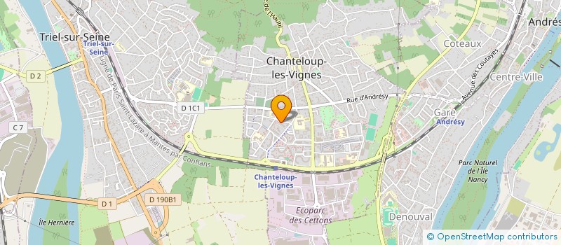 localisation de l'entreprise AMICALE DES RESIDENTS DE LA NOE à CHANTELOUP-LES-VIGNES