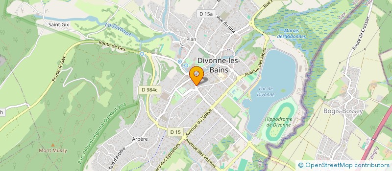 localisation de l'entreprise AMICALE DES RETRAITES à DIVONNE-LES-BAINS