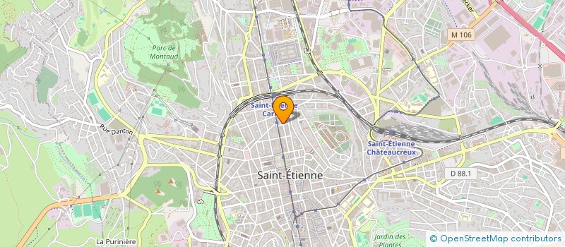 localisation de l'entreprise AMICALE DES RETRAITES BANQUE POPULAIRE DE LA LOIRE  SAINT-ETIENNE