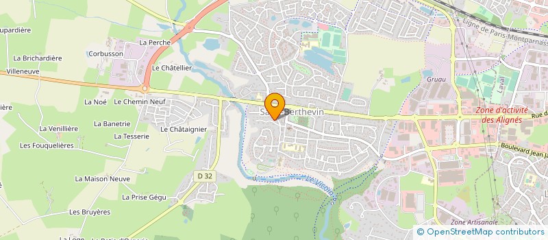 localisation de l'entreprise AMICALE DES RETRAITES BERTHEVINOIS à SAINT-BERTHEVIN