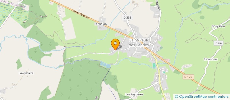 localisation de l'entreprise AMICALE DES RETRAITES DE JUSSAC à JUSSAC