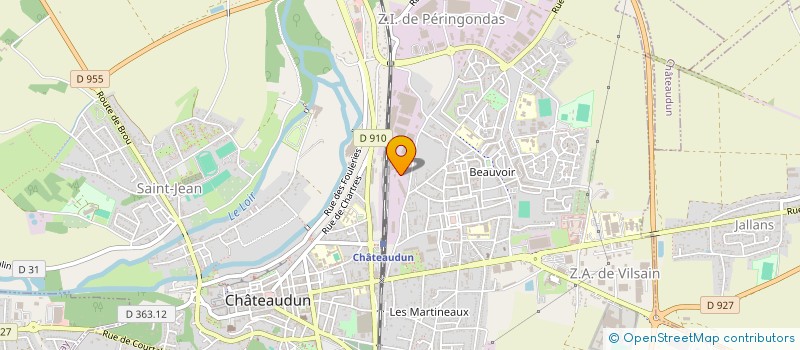 localisation de l'entreprise AMICALE DES RETRAITES DE LA COOPERATIVE AGRICOLE DU DUNOIS à CHATEAUDUN