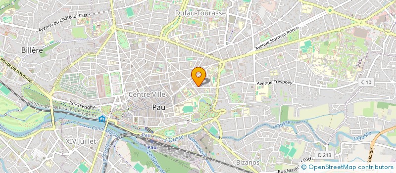 localisation de l'entreprise AMICALE DES RETRAITES DE LA STAP à PAU