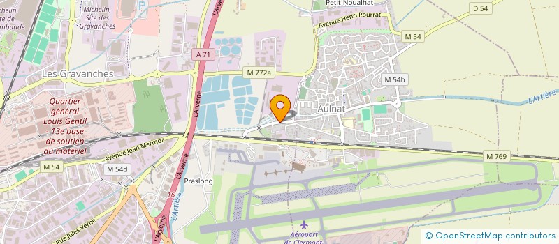 localisation de l'entreprise AMICALE DES RETRAITES DE LA SUCRERIE DE BOURDON  CLERMONT-FERRAND