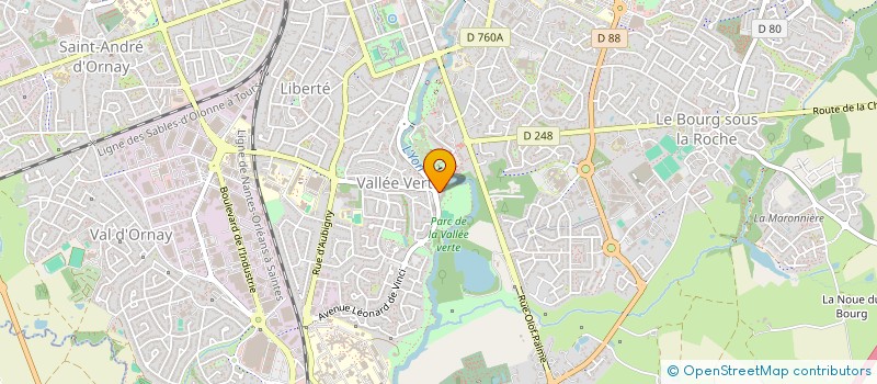 localisation de l'entreprise AMICALE DES RETRAITES DE LA VALLEE VERTE à LA ROCHE-SUR-YON