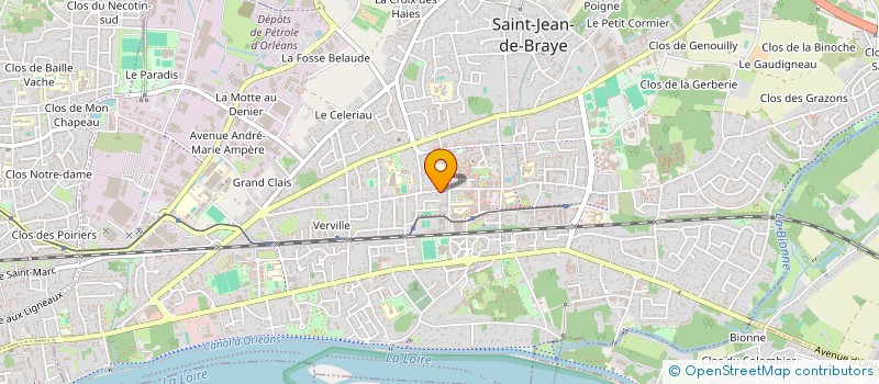 localisation de l'entreprise AMICALE DES RETRAITES DE LA VILLE DE SAINT JEAN DE BRAYE à SAINT-JEAN-DE-BRAYE