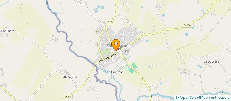 localisation de l'entreprise AMICALE DES RETRAITES DE SAINT-AUBIN-DE-BAUBIGNE  MAULEON